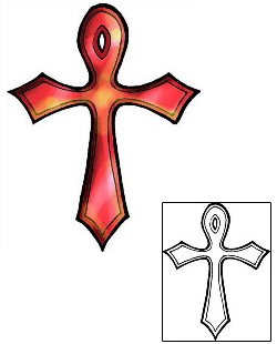 Ankh Tattoo Religious & Spiritual tattoo | F2F-00037