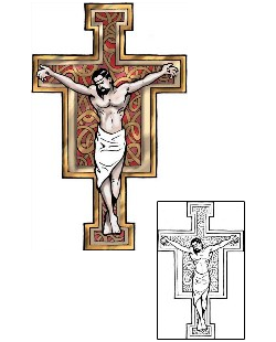 Jesus Tattoo Religious & Spiritual tattoo | F2F-00040
