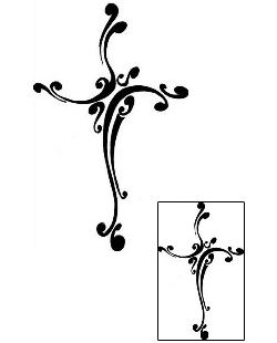 Cross Tattoo Religious & Spiritual tattoo | F2F-00050