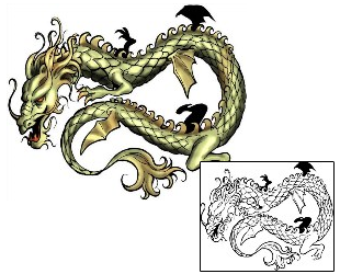 Dragon Tattoo Mythology tattoo | F2F-00078