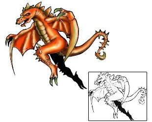 Dragon Tattoo Mythology tattoo | F2F-00090
