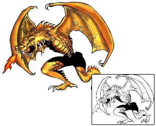 Dragon Tattoo Mythology tattoo | F2F-00092