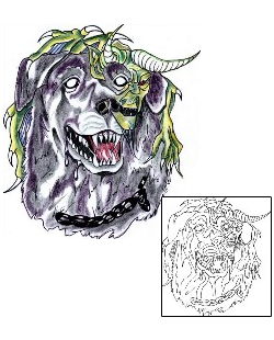 Monster Tattoo Cujo Dog Tattoo