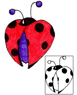 Ladybug Tattoo Insects tattoo | FBF-00001