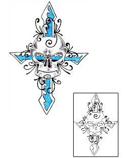 Skull Tattoo Religious & Spiritual tattoo | FBF-00010