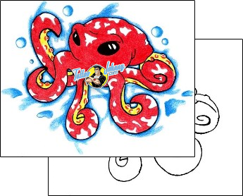Octopus Tattoo marine-life-octopus-tattoos-frank-miller-fbf-00026