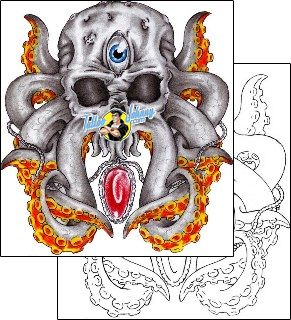Skull Tattoo horror-skull-tattoos-frank-miller-fbf-00051