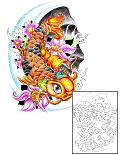 Koi Tattoo Tattoo Styles tattoo | FBF-00077