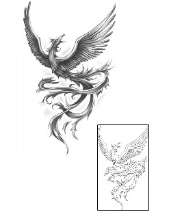 Phoenix Tattoo For Women tattoo | FCF-00014