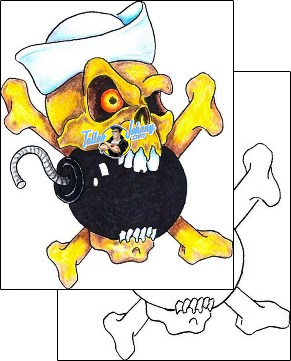 Horror Tattoo horror-tattoos-flash-doctor-fdf-00022