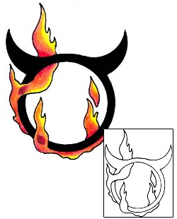 Taurus Tattoo Miscellaneous tattoo | FDF-00062