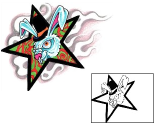 Rabbit Tattoo Animal tattoo | FEF-00002