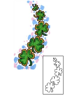 Clover Tattoo Plant Life tattoo | FEF-00007