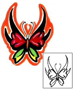 Butterfly Tattoo Insects tattoo | FEF-00027