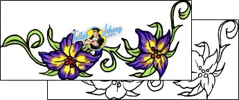 Flower Tattoo plant-life-flowers-tattoos-carl-schultz-fef-00030