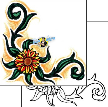 Flower Tattoo plant-life-flowers-tattoos-carl-schultz-fef-00078