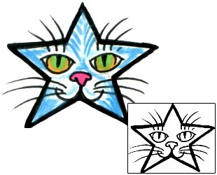 Cat Tattoo Astronomy tattoo | FEF-00094