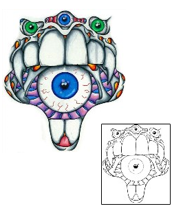 Eye Tattoo Miscellaneous tattoo | FFF-00006