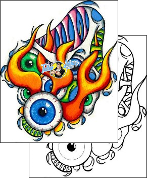 Eye Tattoo miscellaneous-eyes-tattoos-flash-ellis-fff-00010