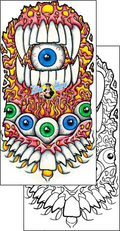 Eye Tattoo miscellaneous-eyes-tattoos-flash-ellis-fff-00014