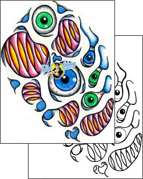 Eye Tattoo miscellaneous-eyes-tattoos-flash-ellis-fff-00017