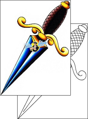 Dagger Tattoo horror-dagger-tattoos-james-francis-fjf-00009