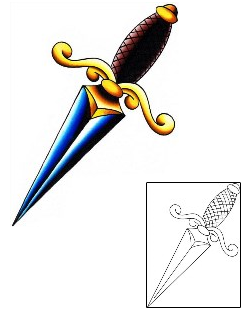 Dagger Tattoo Horror tattoo | FJF-00009