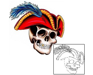 Pirate Tattoo Miscellaneous tattoo | FJF-00022