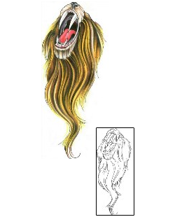 Lion Tattoo Animal tattoo | FLF-00005