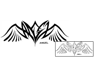 Angel Tattoo Religious & Spiritual tattoo | FLF-00038