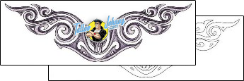 Decorative Tattoo lower-back-tattoos-freeone-fof-00016