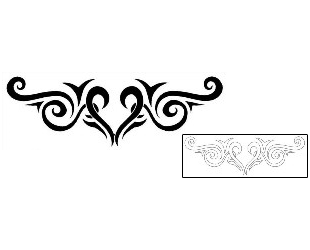 Black Ink Tattoo Specific Body Parts tattoo | FOF-00064