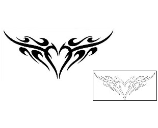 Heart Tattoo Specific Body Parts tattoo | FOF-00066