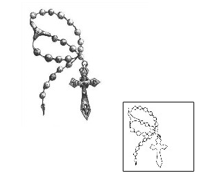 Rosary Beads Tattoo Religious & Spiritual tattoo | FOF-00099