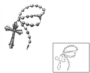 Rosary Beads Tattoo Religious & Spiritual tattoo | FOF-00105