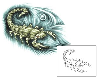 Scorpio Tattoo Zodiac tattoo | FOF-00165