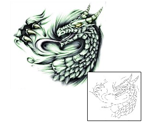 Monster Tattoo Mythology tattoo | FOF-00190