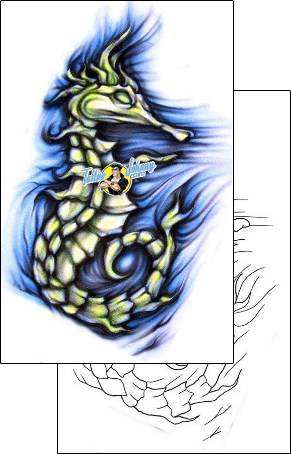 Sea Creature Tattoo marine-life-sea-creature-tattoos-freeone-fof-00257