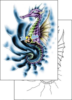 Sea Creature Tattoo marine-life-sea-creature-tattoos-freeone-fof-00275