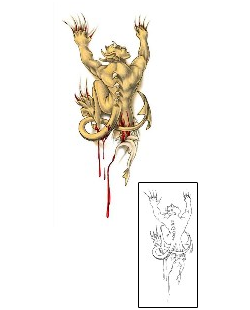 Devil - Demon Tattoo Horror tattoo | FRF-00202