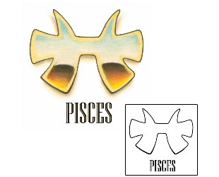 Pisces Tattoo Miscellaneous tattoo | FRF-00216