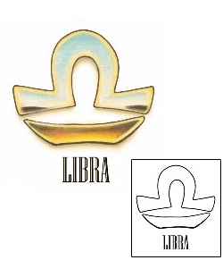 Libra Tattoo Miscellaneous tattoo | FRF-00220