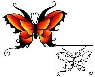 Butterfly Tattoo For Women tattoo | FYF-00021