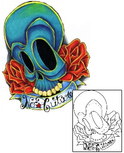 New School Tattoo No Future Skull Tattoo