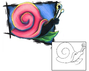 Snail Tattoo FYF-00052