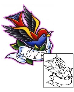 Bird Tattoo For Women tattoo | FYF-00070