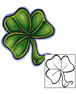 Clover Tattoo Plant Life tattoo | FYF-00077