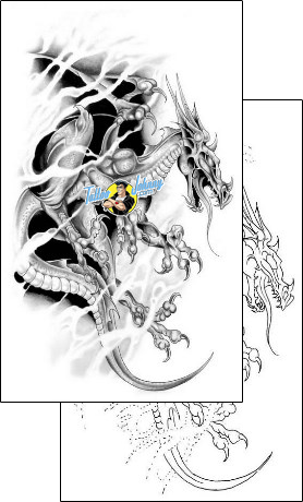 Dragon Tattoo fantasy-tattoos-gary-davis-g1f-00011