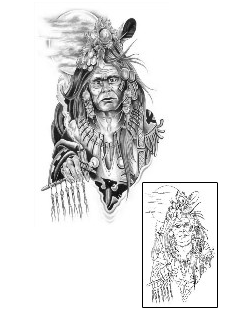 Native American Tattoo Miscellaneous tattoo | G1F-00031