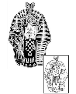 King Tut Tattoo Ethnic tattoo | G1F-00056